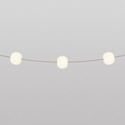 Catena luminosa 3 punti luce da esterno IP67 Desert Brown - Marina3 Cherry 70 cm