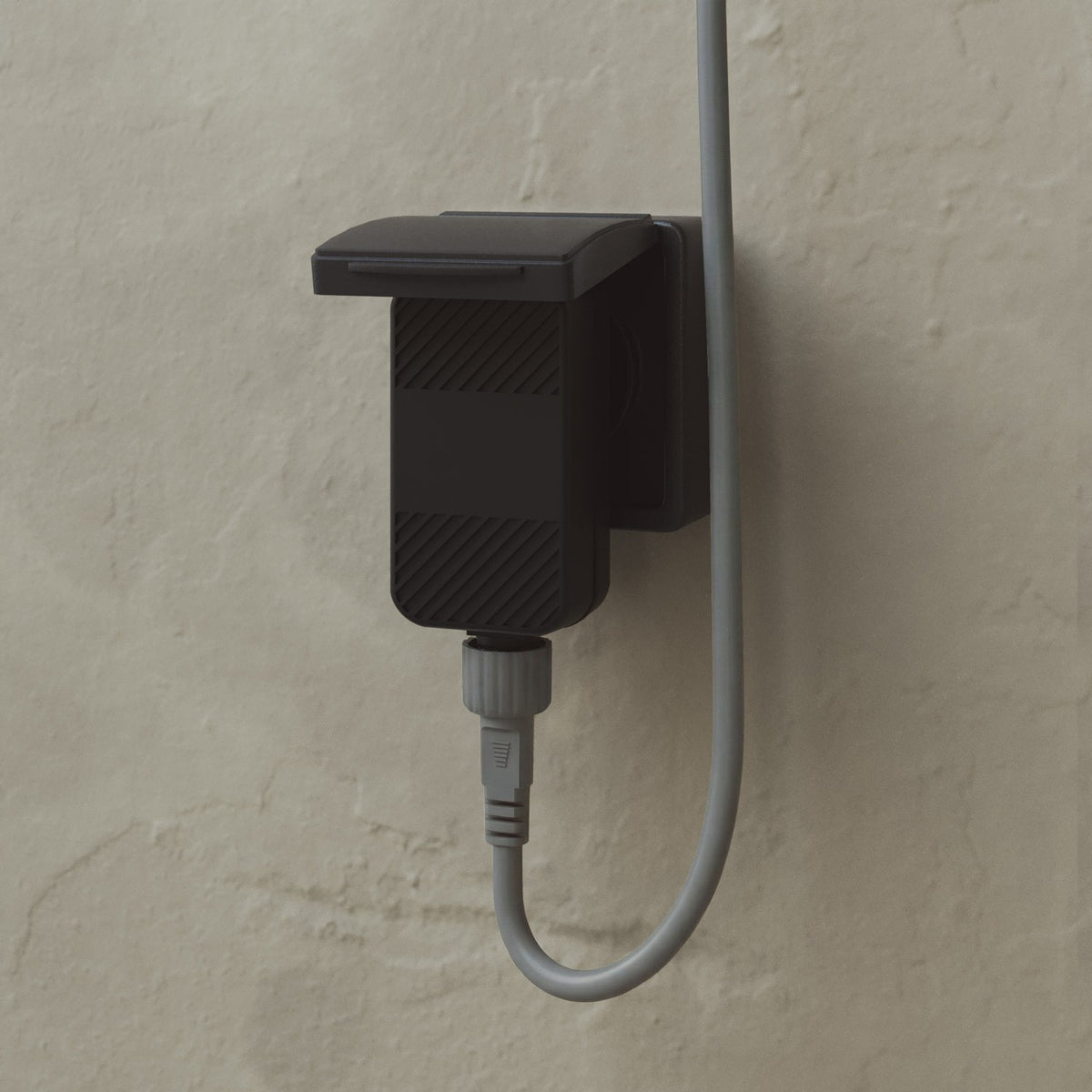Catena luminosa 6 punti luce da esterno IP67 Grigio - Marina6 Cherry 70 cm