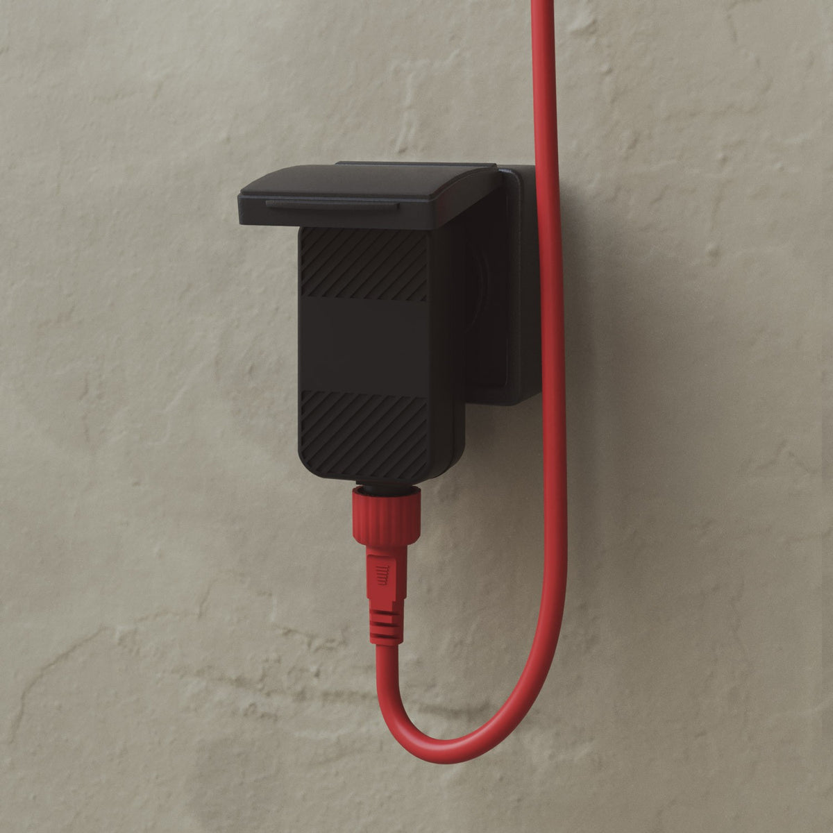 Catena luminosa 6 punti luce da esterno IP67 Rosso Stella Marina - Marina6 Cherry 70 cm