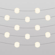 Catena luminosa 12 punti luce da esterno IP67 Grigio - Marina12 Cherry