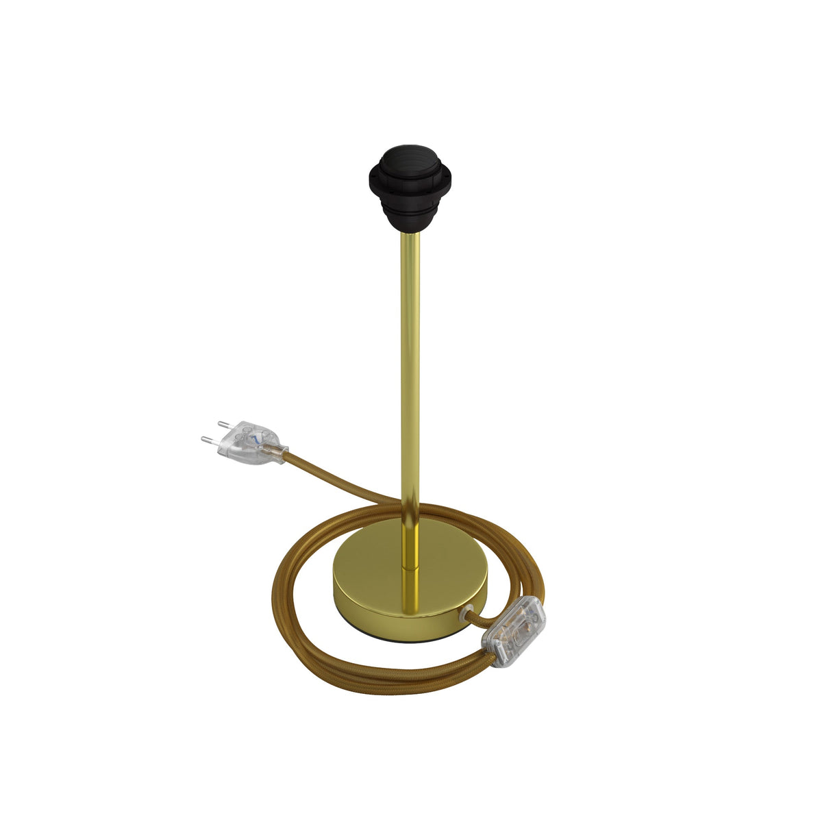 Alzaluce per paralume - Lampada da tavolo in metallo - Ottone 30 cm