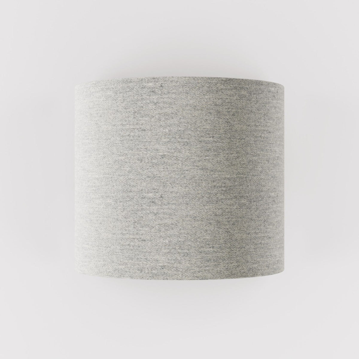 Applique Ventola con paralume in tessuto - Made in Italy - Lana Grigio Chiaro