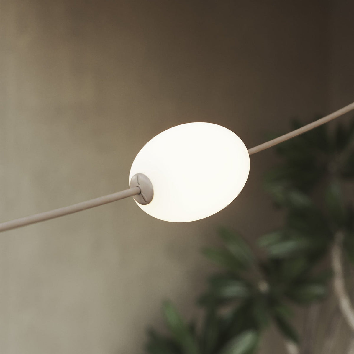 Catena luminosa 12 punti luce da esterno IP67 Desert Brown - Marina12