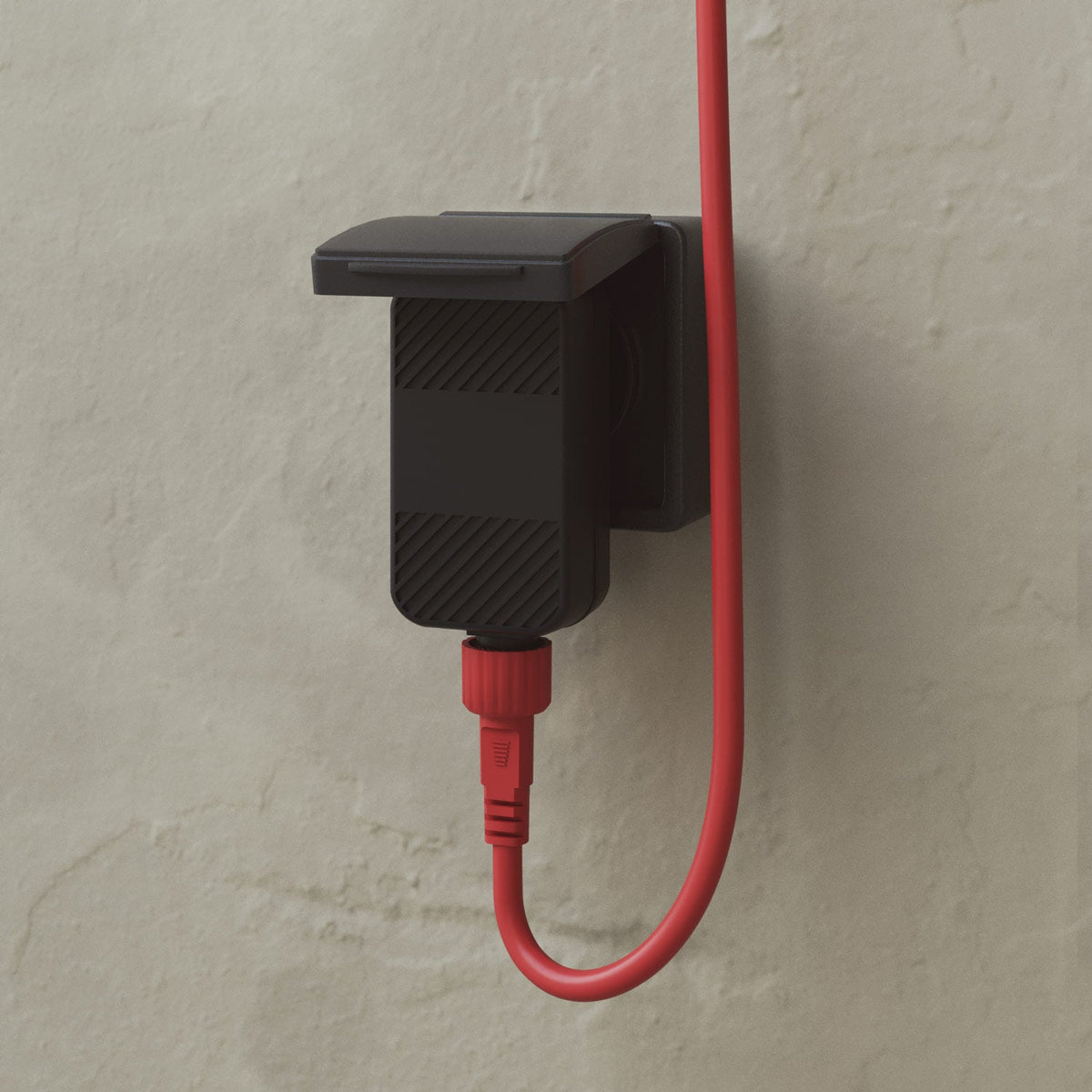 Catena luminosa 12 punti luce da esterno IP67 Rosso stella marina - Marina12