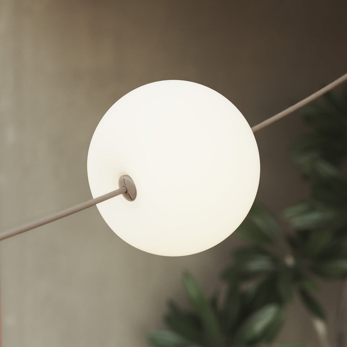 Catena luminosa 4 punti luce da esterno IP67 Desert Brown - Marina4 Cherry 140 cm