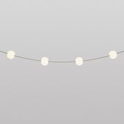 Catena luminosa 4 punti luce da esterno IP67 Verde Oliva - Marina4 Cherry 70 cm