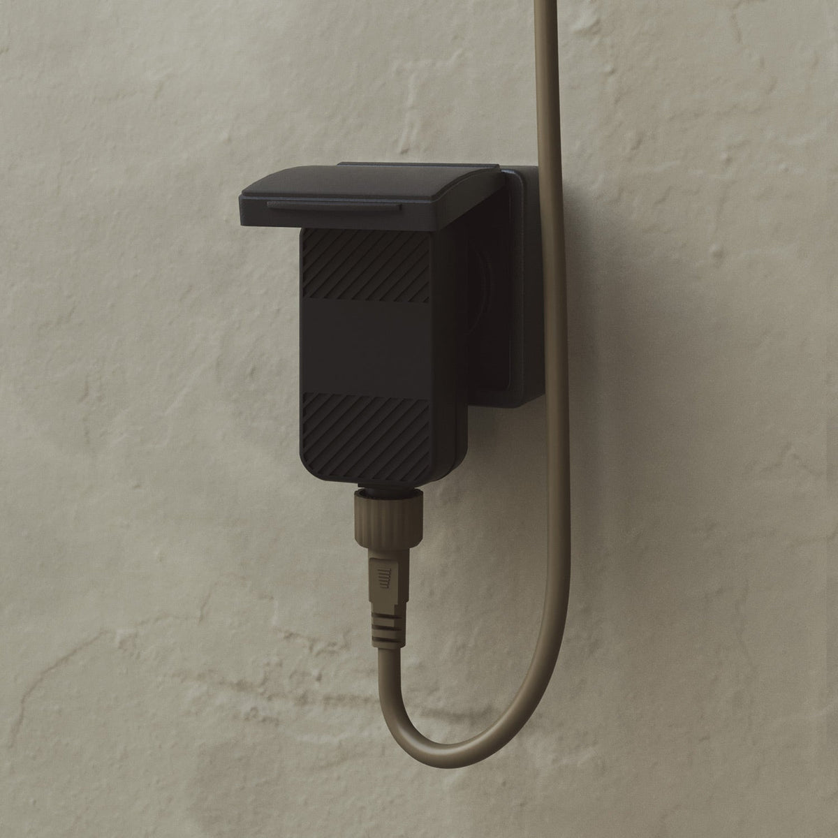 Catena luminosa 6 punti luce da esterno IP67 Verde Oliva - Marina6 Cherry 140 cm