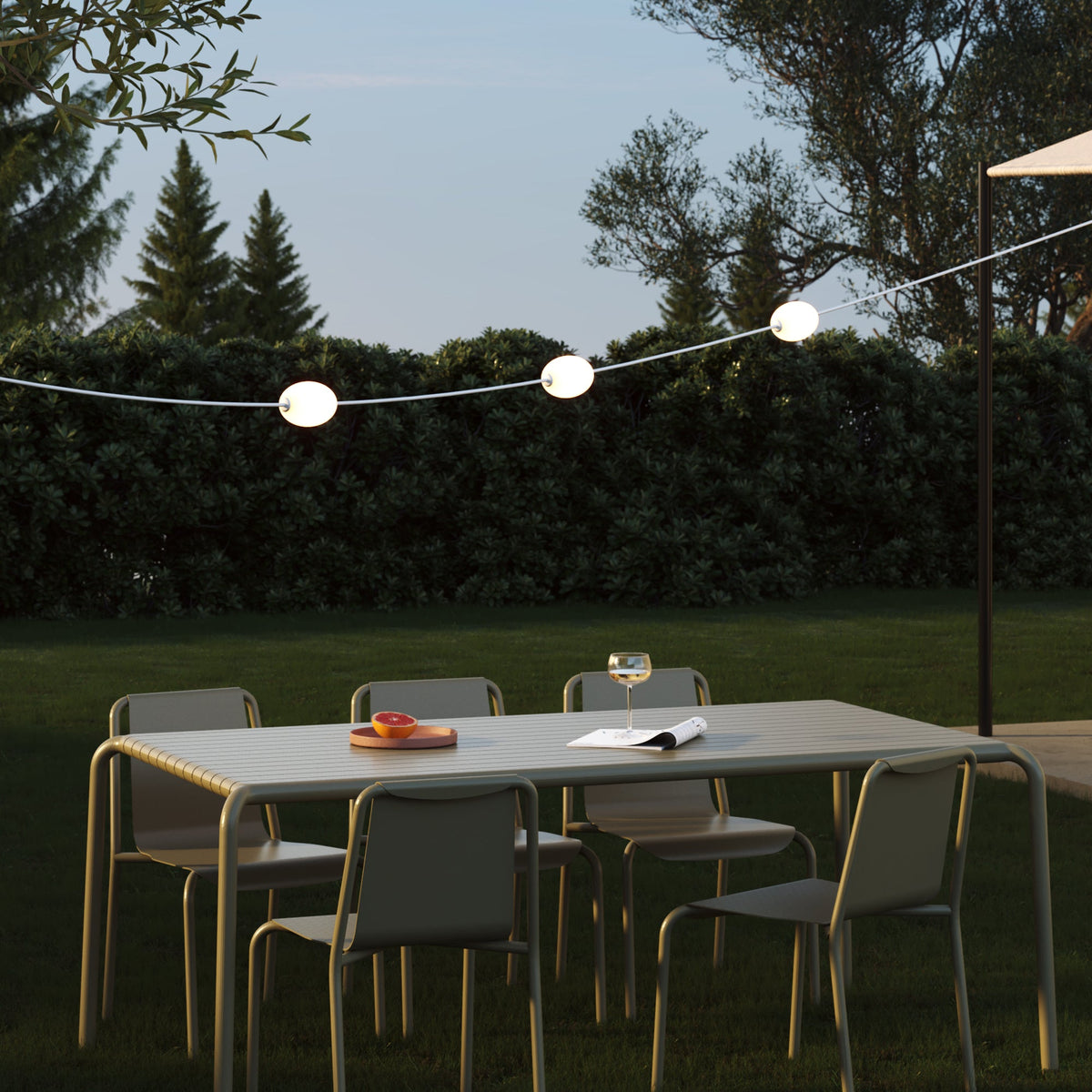 Cavo di connessione tra paralumi 70/140 cm (27 9/16" / 55 1/8") - Marina - Bianco sabbia 70 cm (27 9 16")