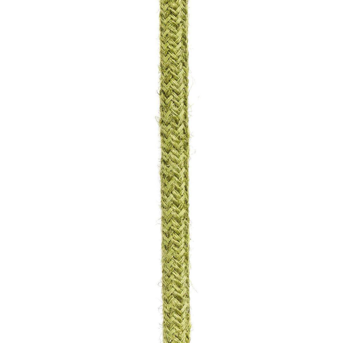 Cavo elettrico rivestito in juta Verde Fieno - L'Originale Creative Cables, per lampade fai-da-te originali - RN23