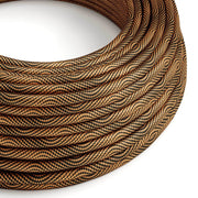 Cavo per illuminazione Optical Nero e Rame Vertigo - L'Originale Creative Cables, per creare lampade moderne - ERM66