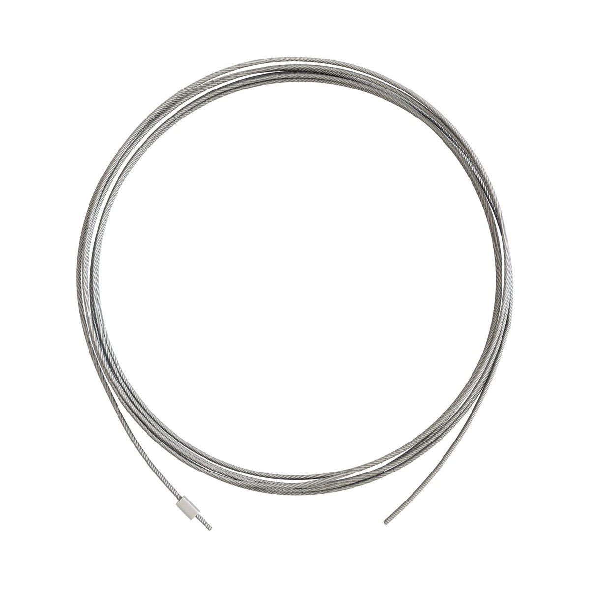 Cavo tirante in acciaio da 3 metri con sfera di blocco per sospensioni - Ø 1,5 mm (Carico 25kg)