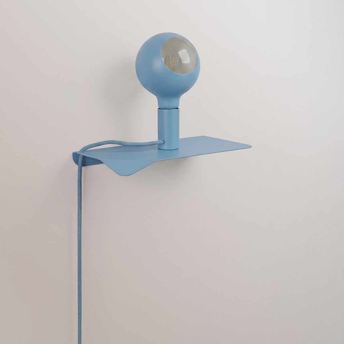 Combo Camo - Lampada con mensola - Blu