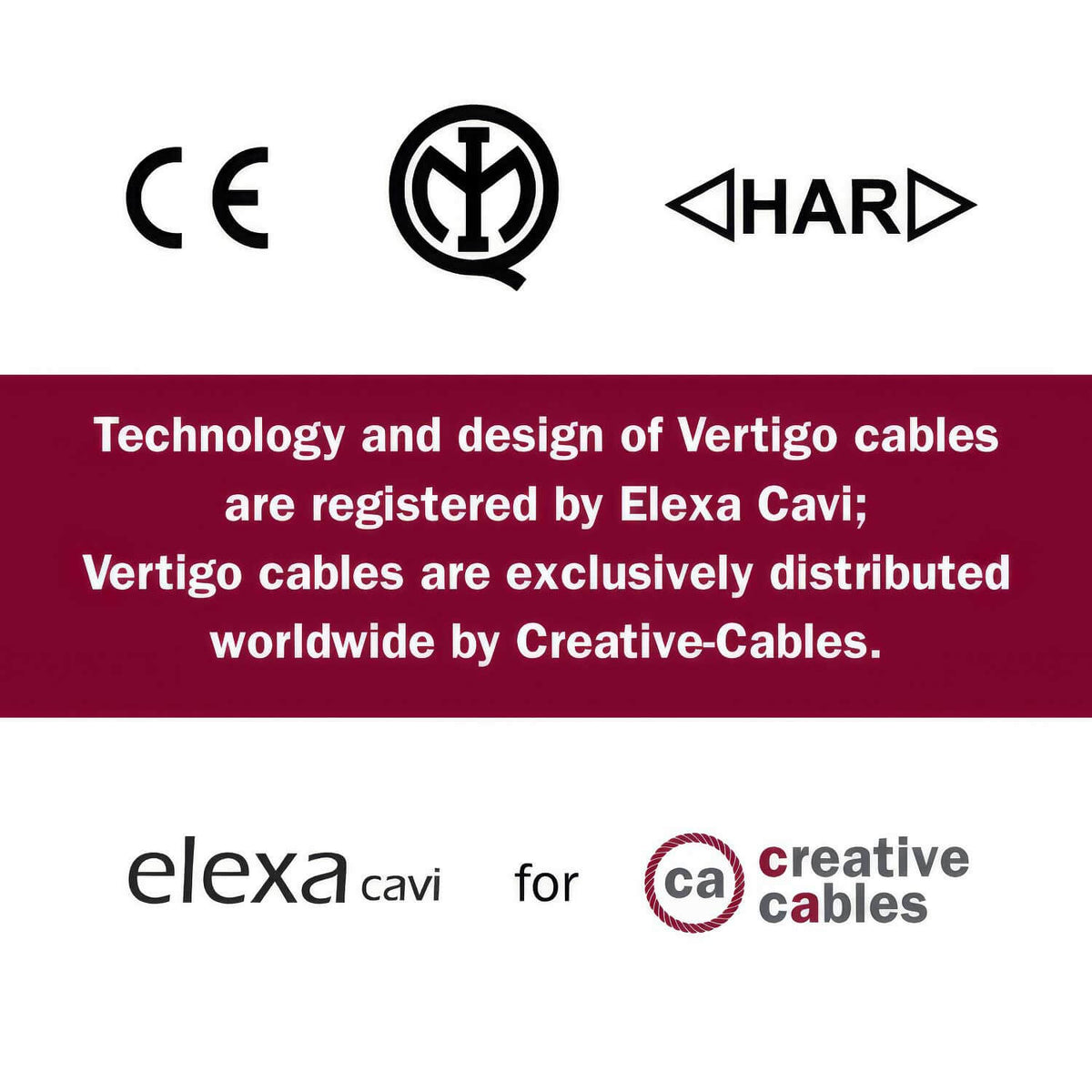 Corda elettrica in tessuto Schiuma di Birra Vertigo - L'Originale Creative Cables, ideale per lampade moderne - ERM43
