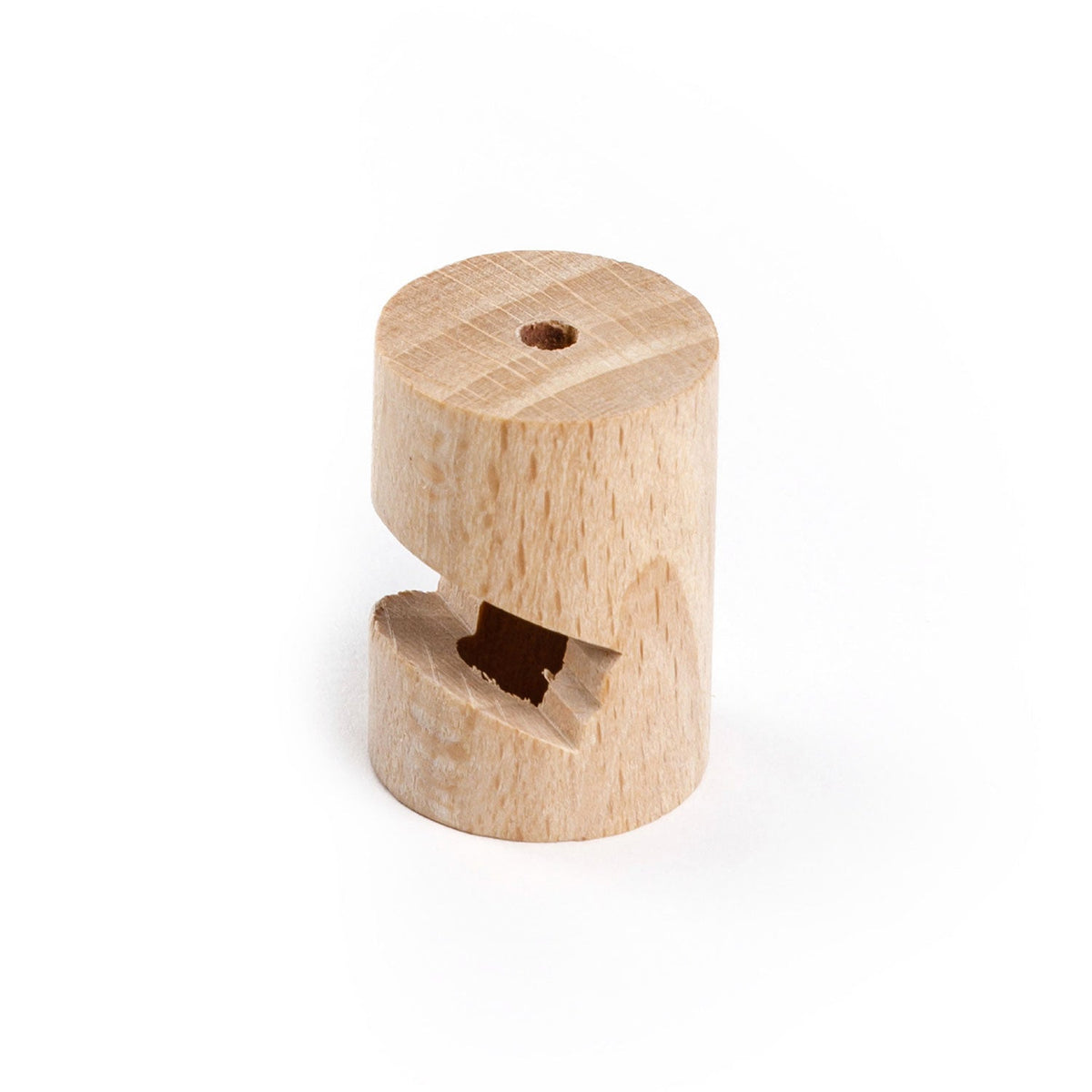 Decentratore, gancio a “V” a soffitto o parete in legno per cavo elettrico tessile - Neutro