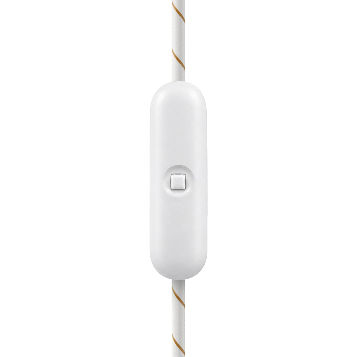 Dimmer universale per lampade da tavolo con pulsante a pressione per lampadine LED e incandescenza - Design by Achille Castiglioni - Bianco