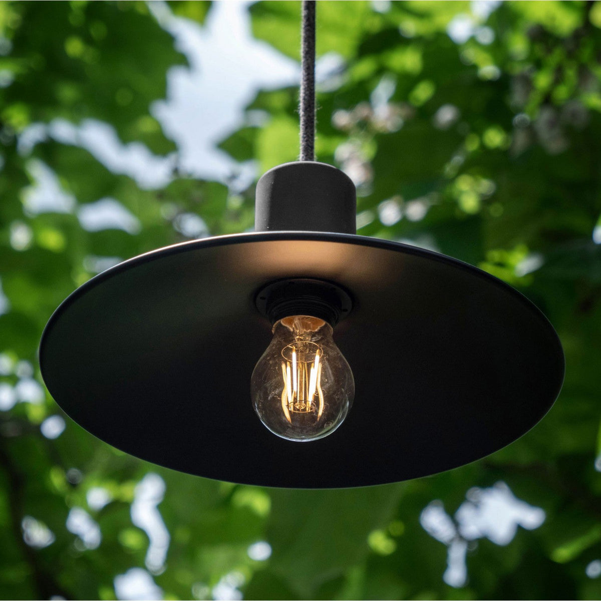 EIVA ELEGANT Kit Portalampada IP65 Outdoor in Silicone per Paralume E27 - Sistema Modulair - Nero