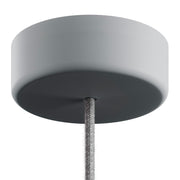 EIVA Kit Rosone in Silicone Soft Touch per Esterno IP65 - Sistema Modulair - Grigio ghiaccio