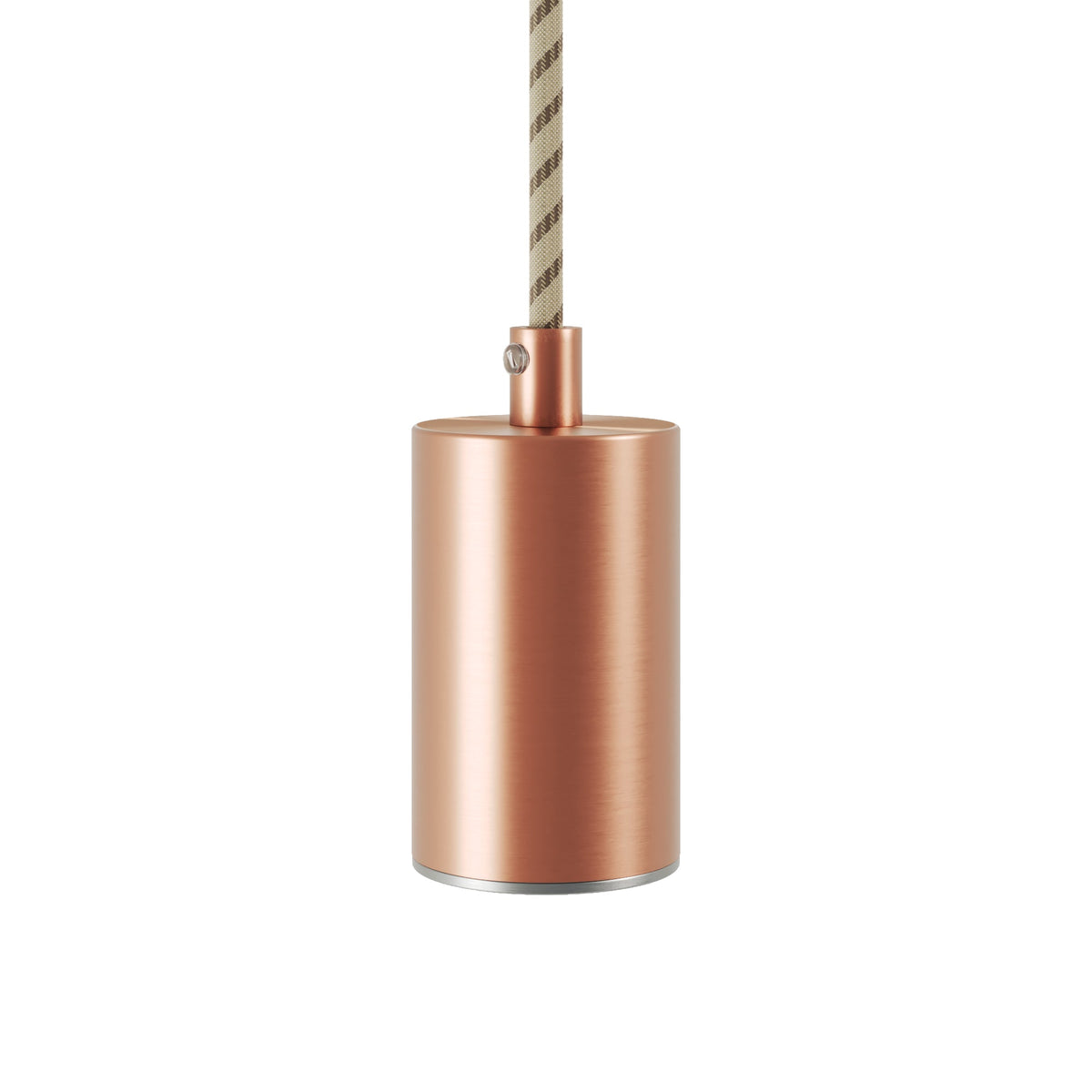 Faretto GU10 Spotlight LED Bispot - Rame satinato / Titanio satinato