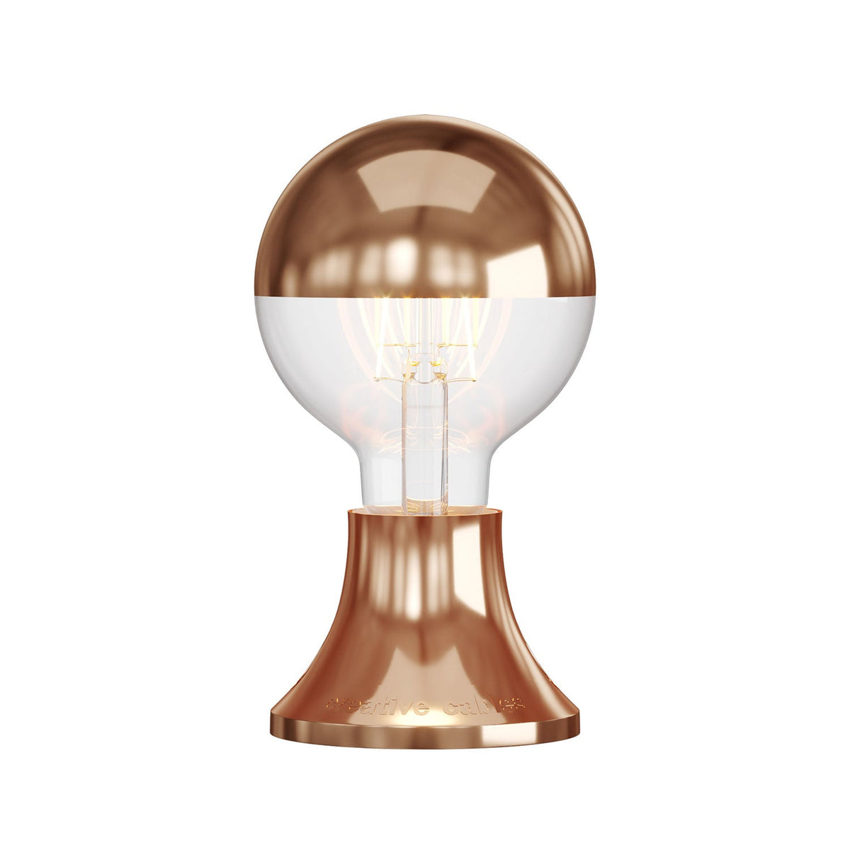 Fermaluce Vintage, punto luce metallizzato a parete o soffitto - Rame