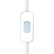 Interruttore Unipolare rompifilo Creative Switch Bianco e pulsante Blu carta da zucchero