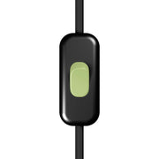 Interruttore Unipolare rompifilo Creative Switch Nero e pulsante Verde prato