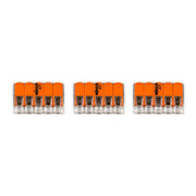 Kit di collegamento WAGO compatibile con cavo 3x per Rosone a 3 fori
