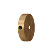Kit mini rosone cilindrico in metallo con interruttore - Bronzo satinato
