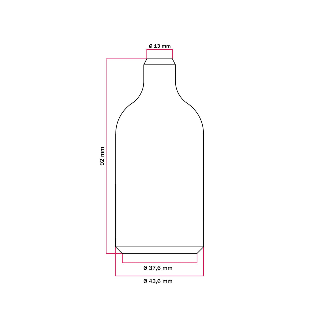 Kit portalampada E27 in silicone con serracavo nascosto - Rosso