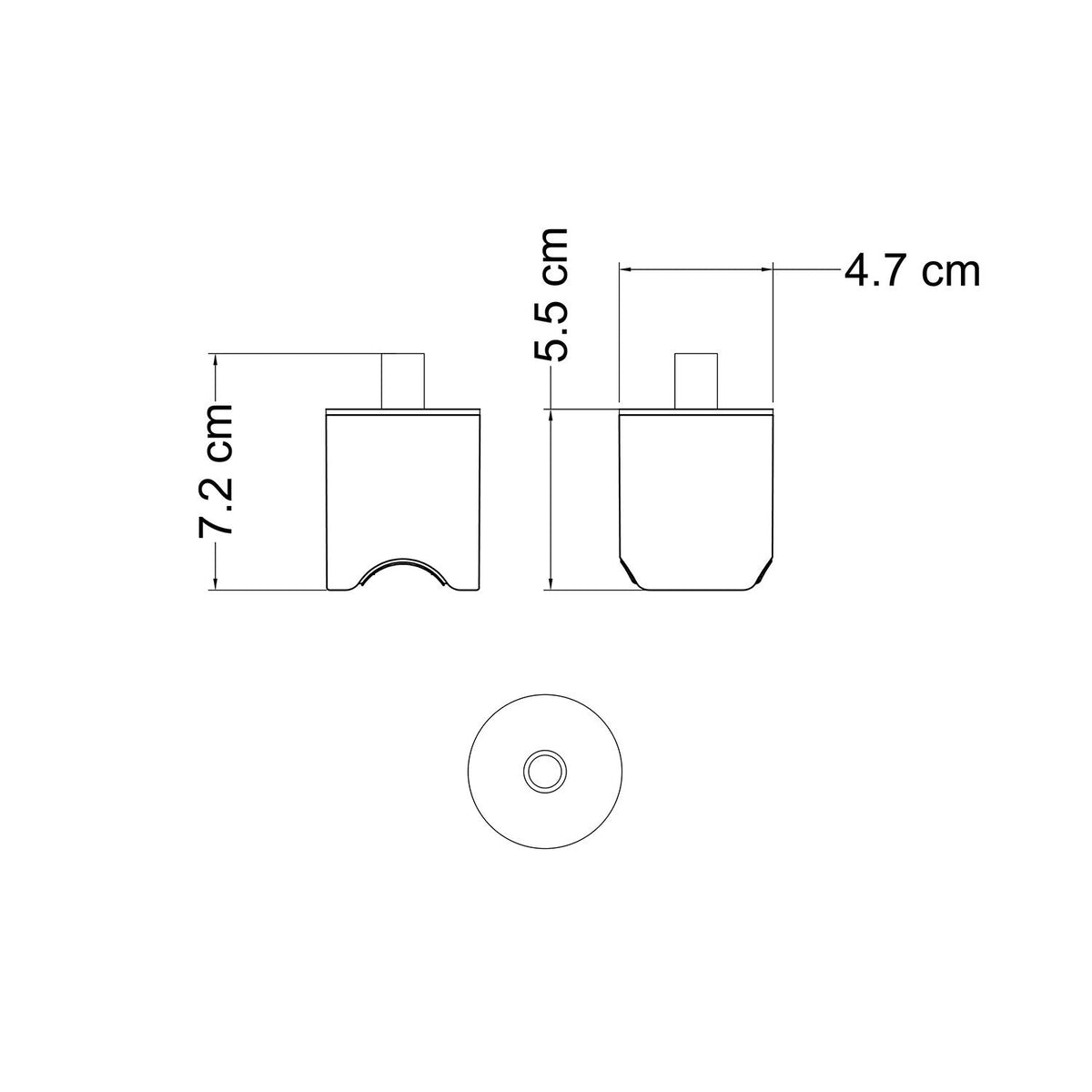 Kit portalampada esse14 per lampade a sospensione con attacco S14d - Nero