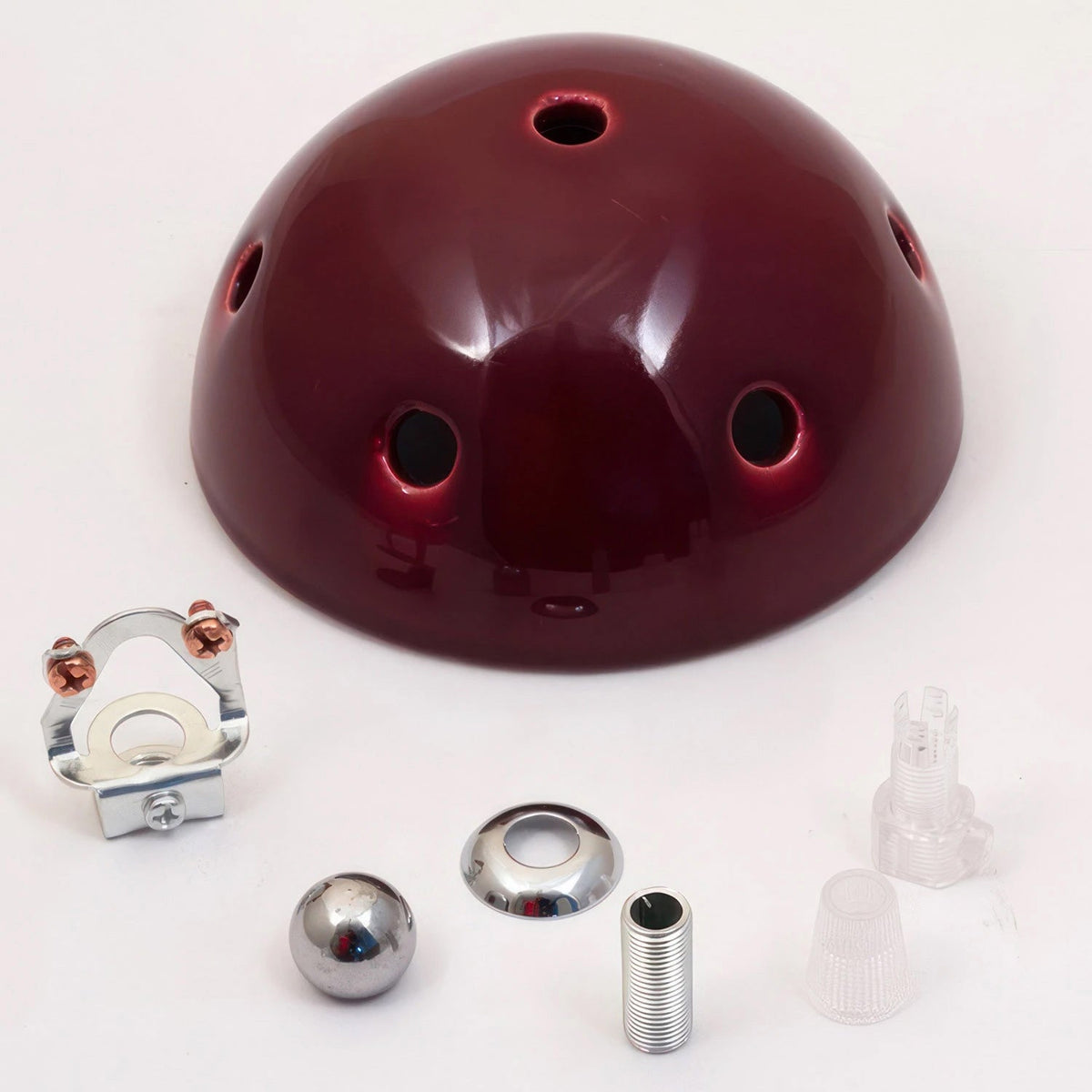 Kit rosone in ceramica a 6 fori - Bordeaux