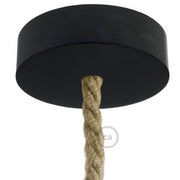 Kit rosone in legno per cordone XL - Nero