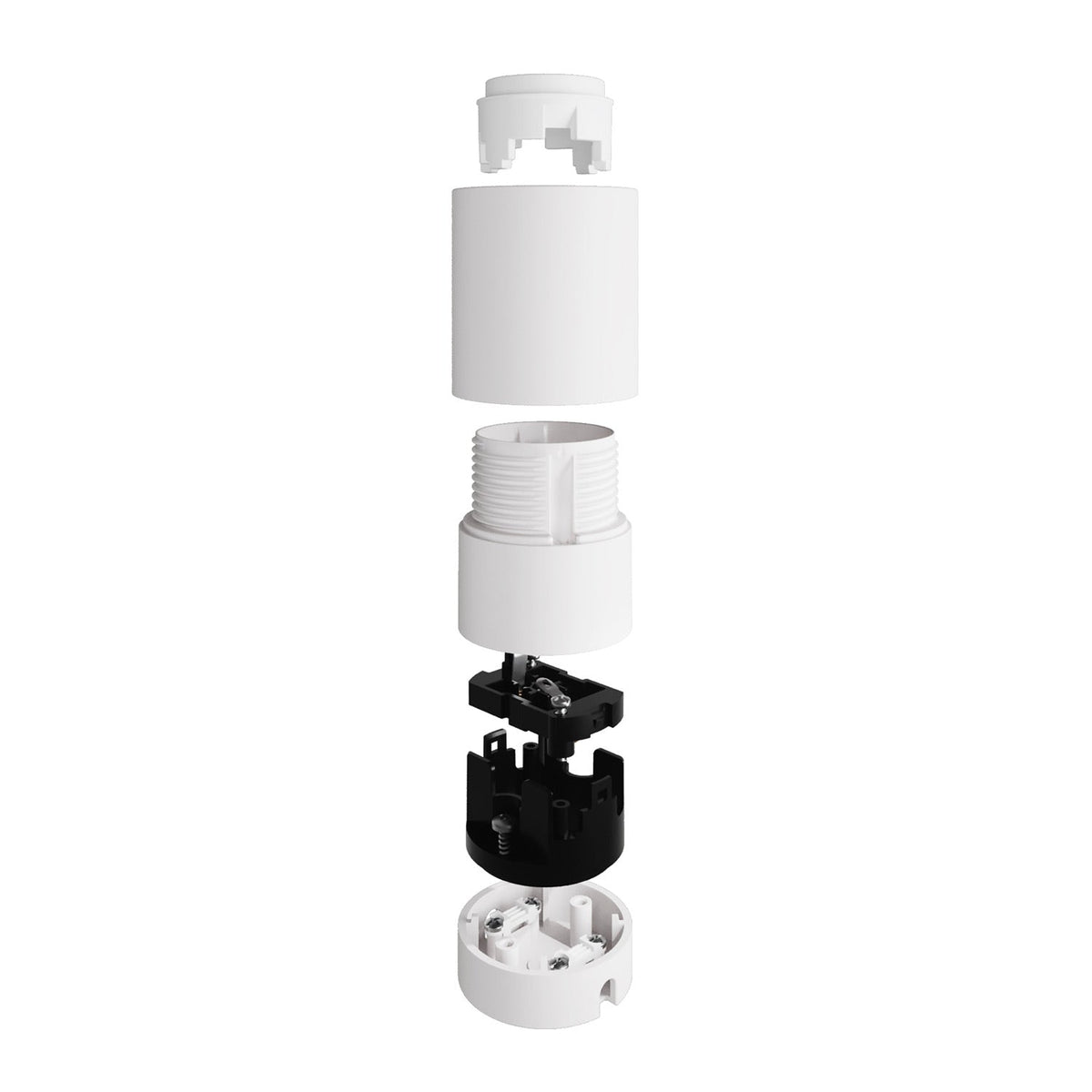 Kit Spostaluce con portalampada E27 - Bianco