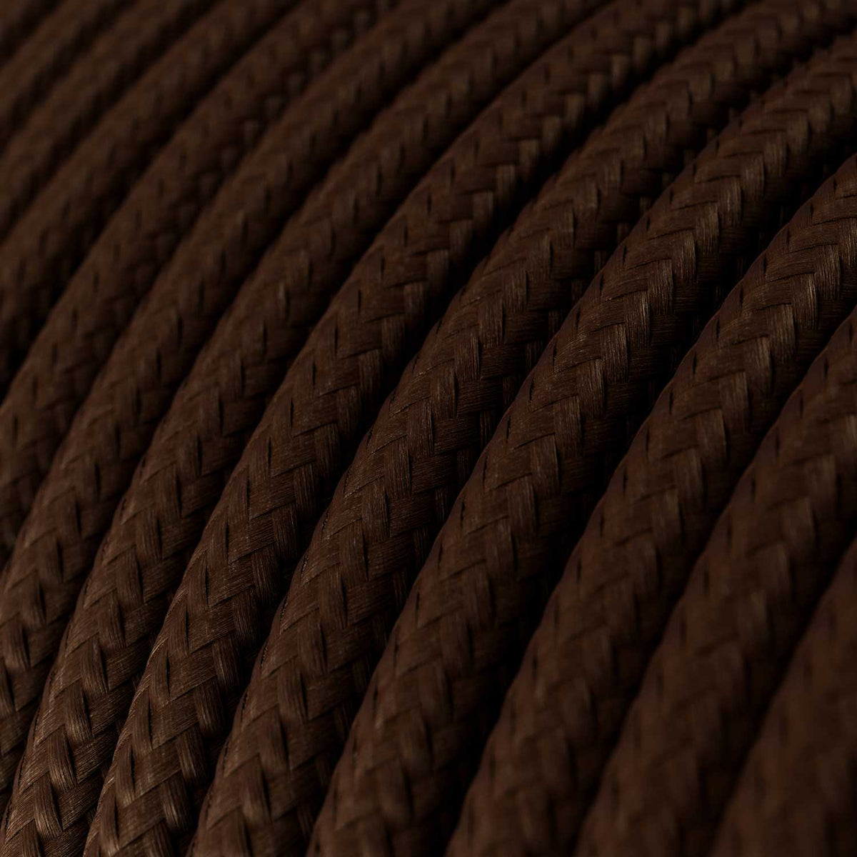 Lampada a sospensione completa di cavo tessile, paralume Vaso in ceramica e finiture in metallo - Effetto corten