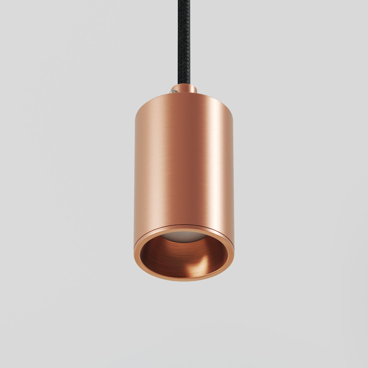 Lampada a sospensione con faretto GU10 Bispot - Rame satinato