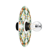Lampada da parete o soffitto Nera con paralume a effetto maiolica - Waterproof IP44 - IO