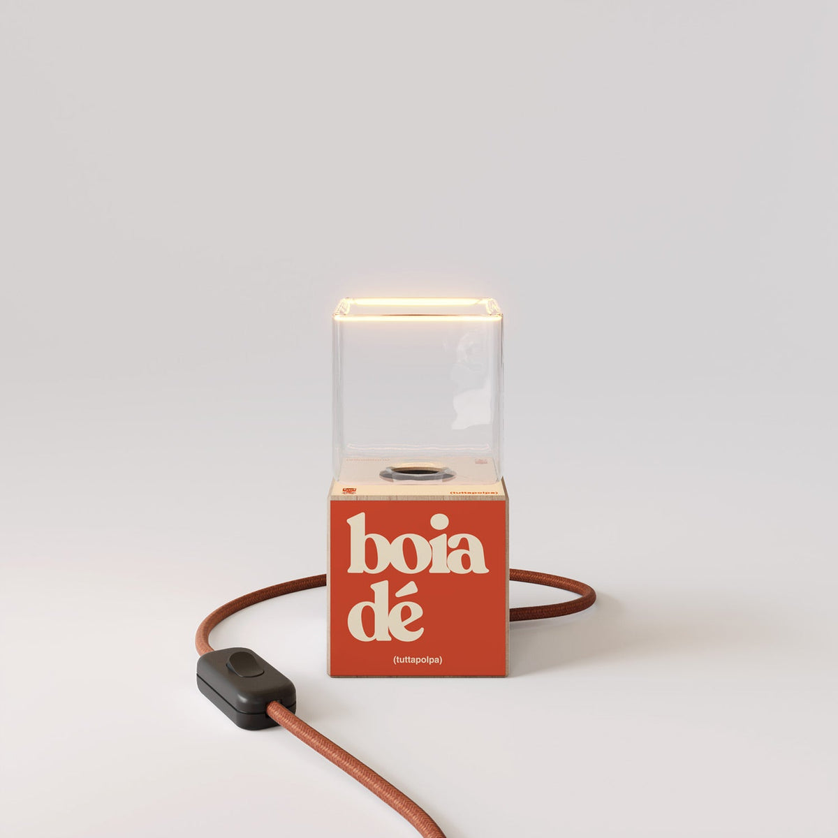 Lampada da tavolo Cubetto "Boia de" con lampadina Ghost - Tuttapolpa