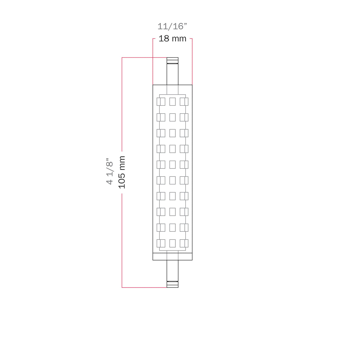 Lampadina modulo LED 24V 2W - Marina