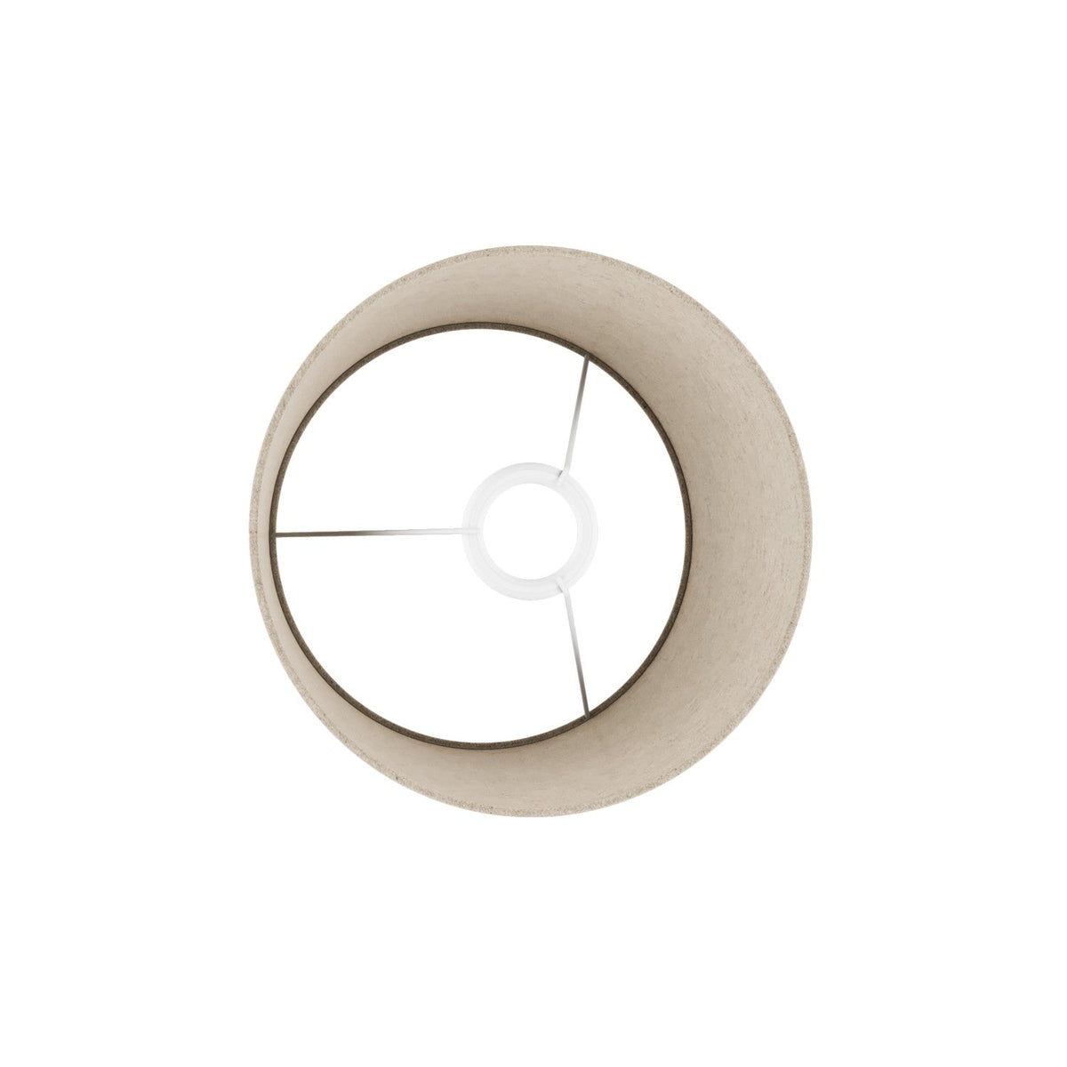 Paralume Athena con attacco E27 per lampada da tavolo o da terra - Made in Italy - Lana Beige