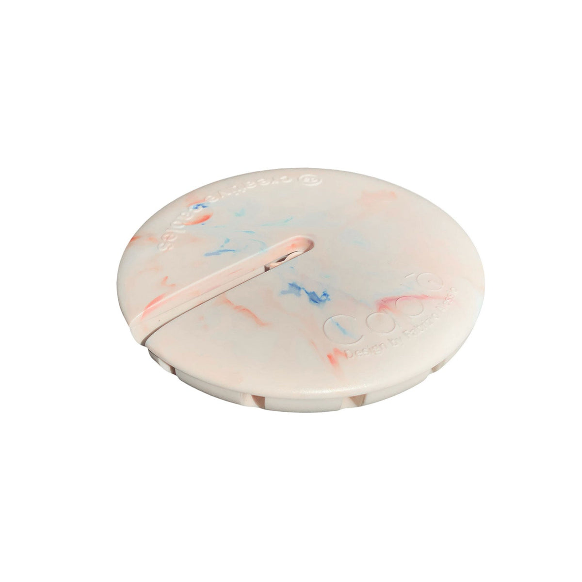 Paralume Cablò multicolor 50 cm e cavi in lino bianco