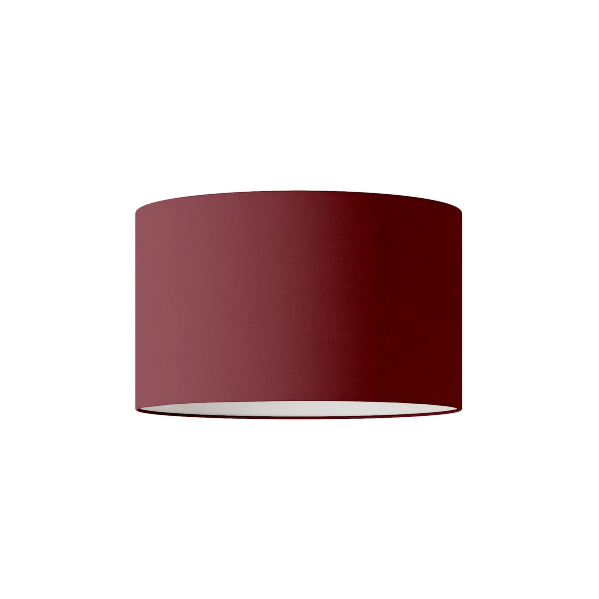 Paralume Cilindro L in tessuto con attacco E27 - Made in Italy - Arenal Bordeaux