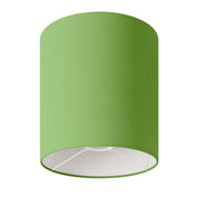 Paralume Cilindro M in tessuto con attacco E27 - Made in Italy - Cinette Verde Pistacchio