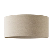 Paralume Cilindro XXL in tessuto con attacco E27 - Made in Italy - Lana Beige