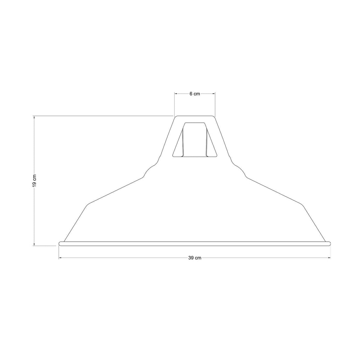 Paralume Harbour in metallo smaltato con attacco E27, diametro 38 cm - Mostarda