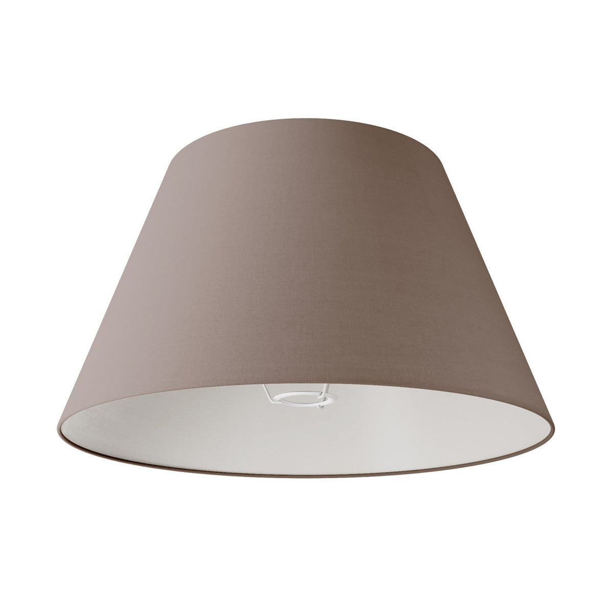 Paralume Impero L per lampada da tavolo o applique con attacco E27 - Made in Italy - Arenal Cenere