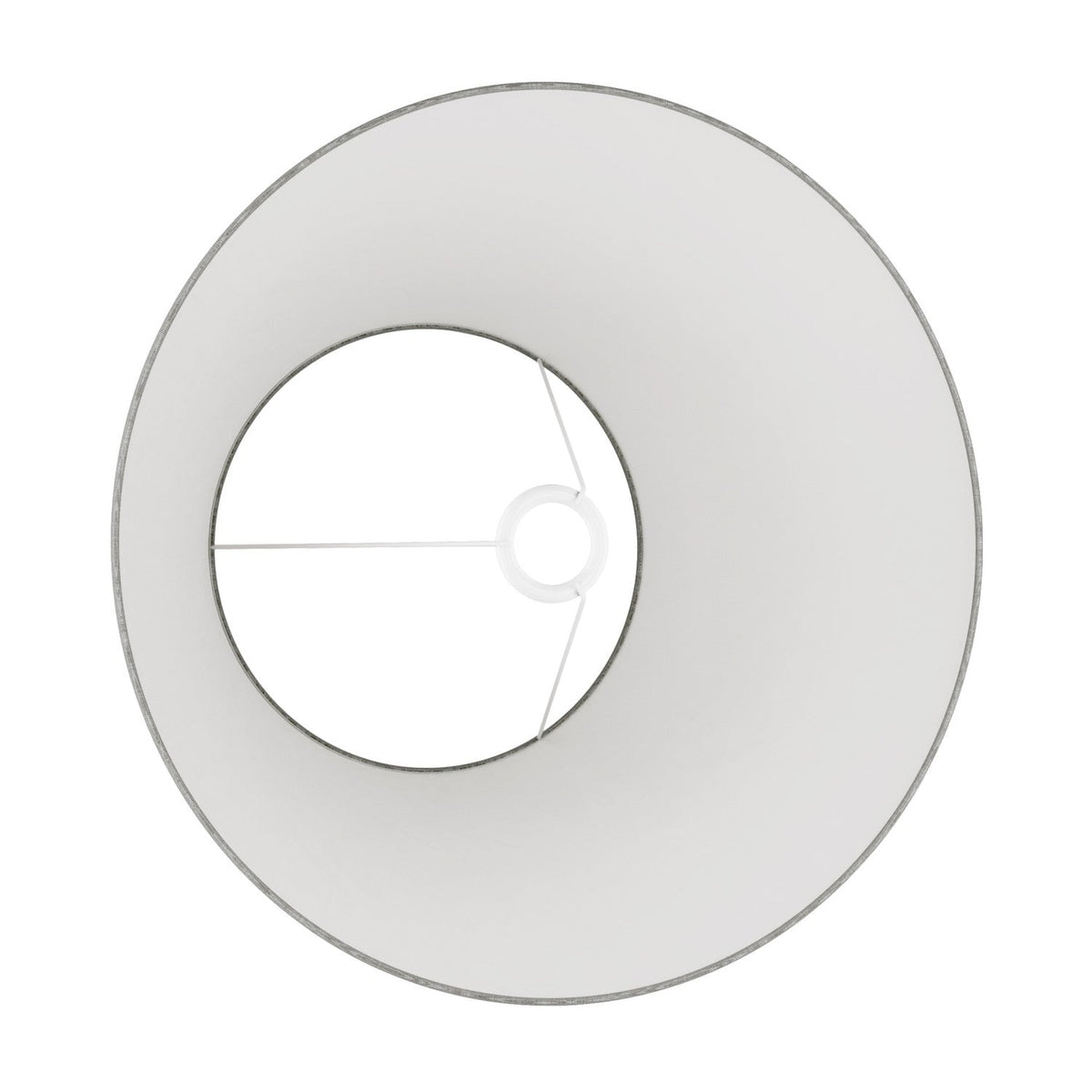 Paralume Impero L per lampada da tavolo o applique con attacco E27 - Made in Italy - Camelot Grigio