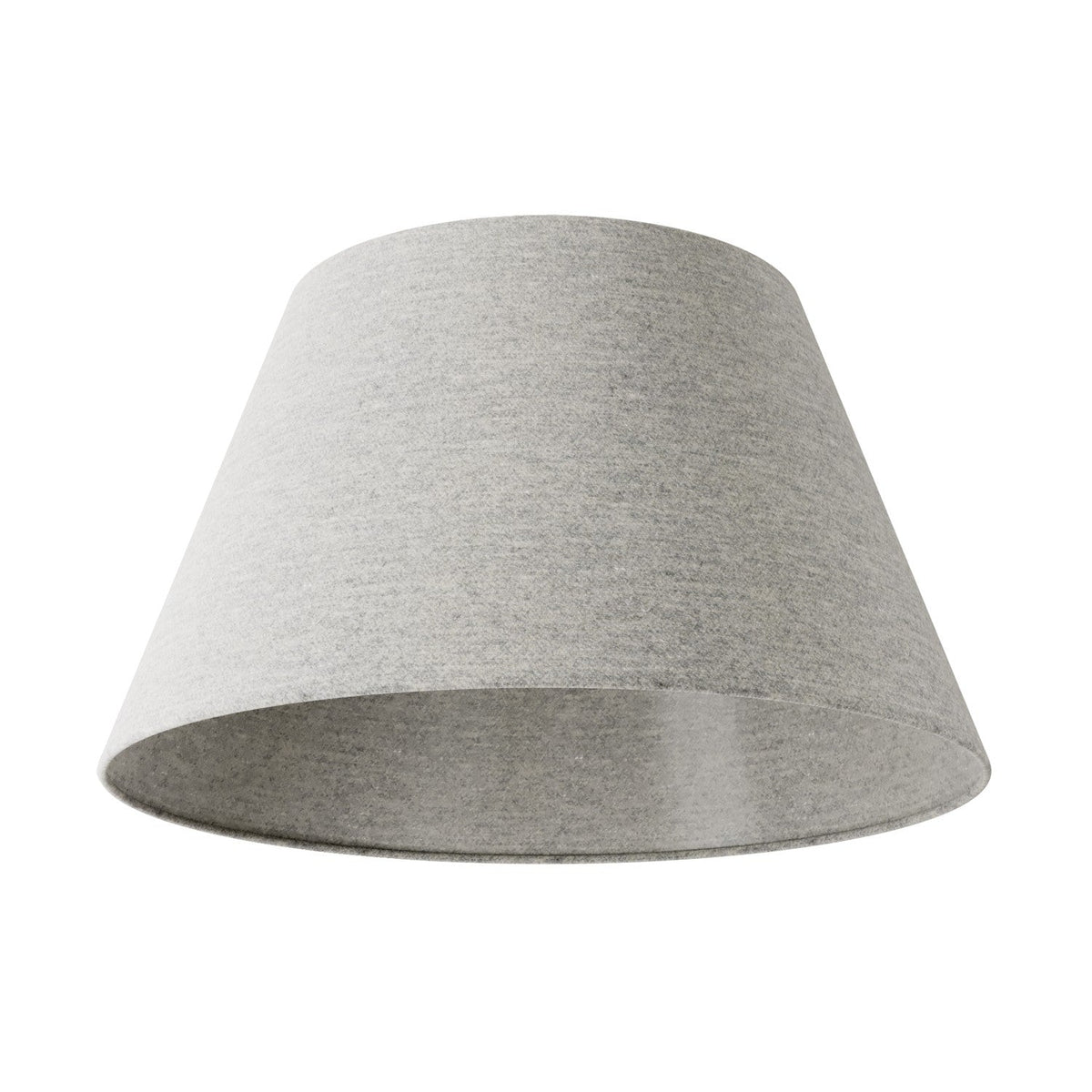 Paralume Impero M per sospensione con attacco E27 - Made in Italy - Lana Grigio Chiaro