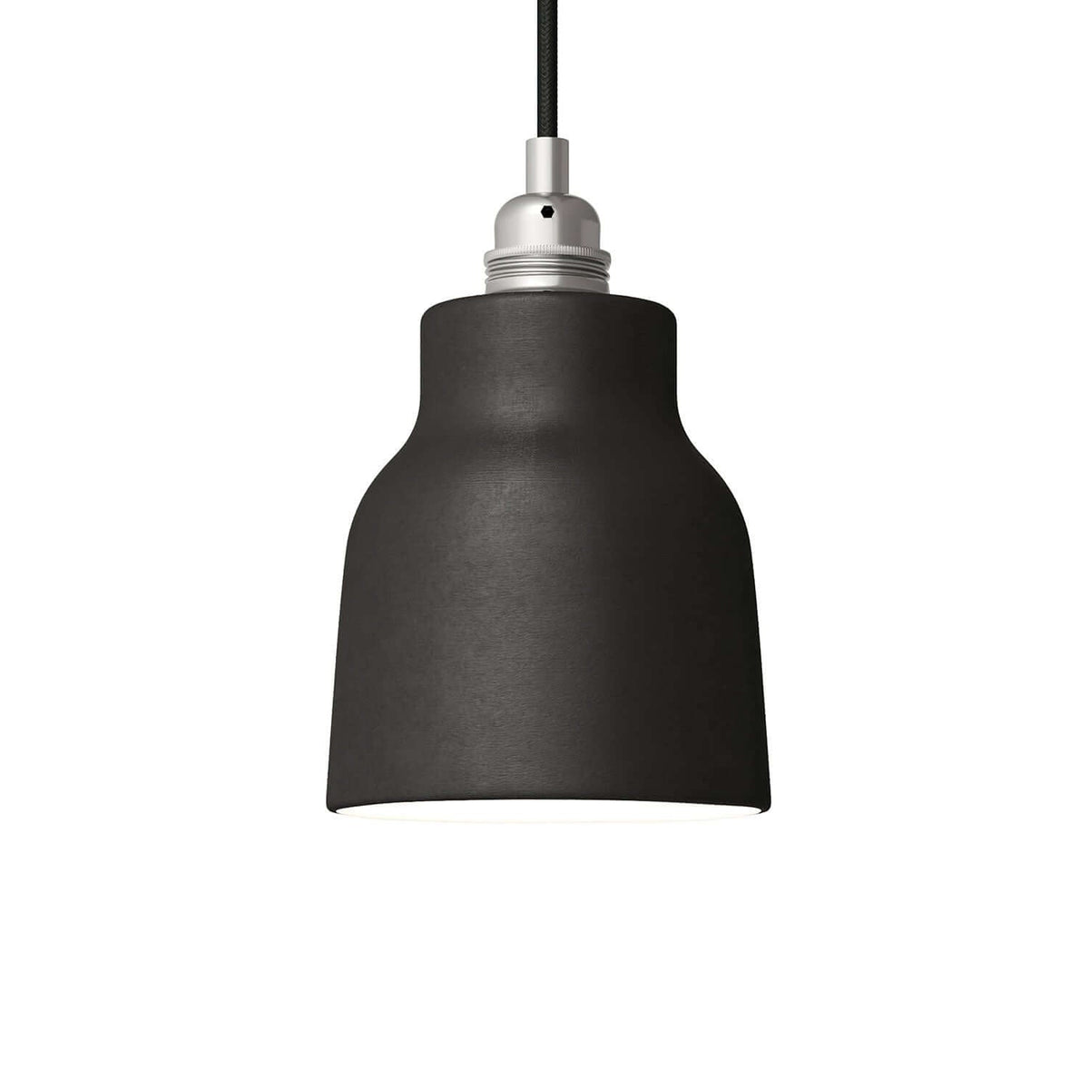 Paralume Vaso in ceramica, collezione Materia - Made in Italy - Lavagna