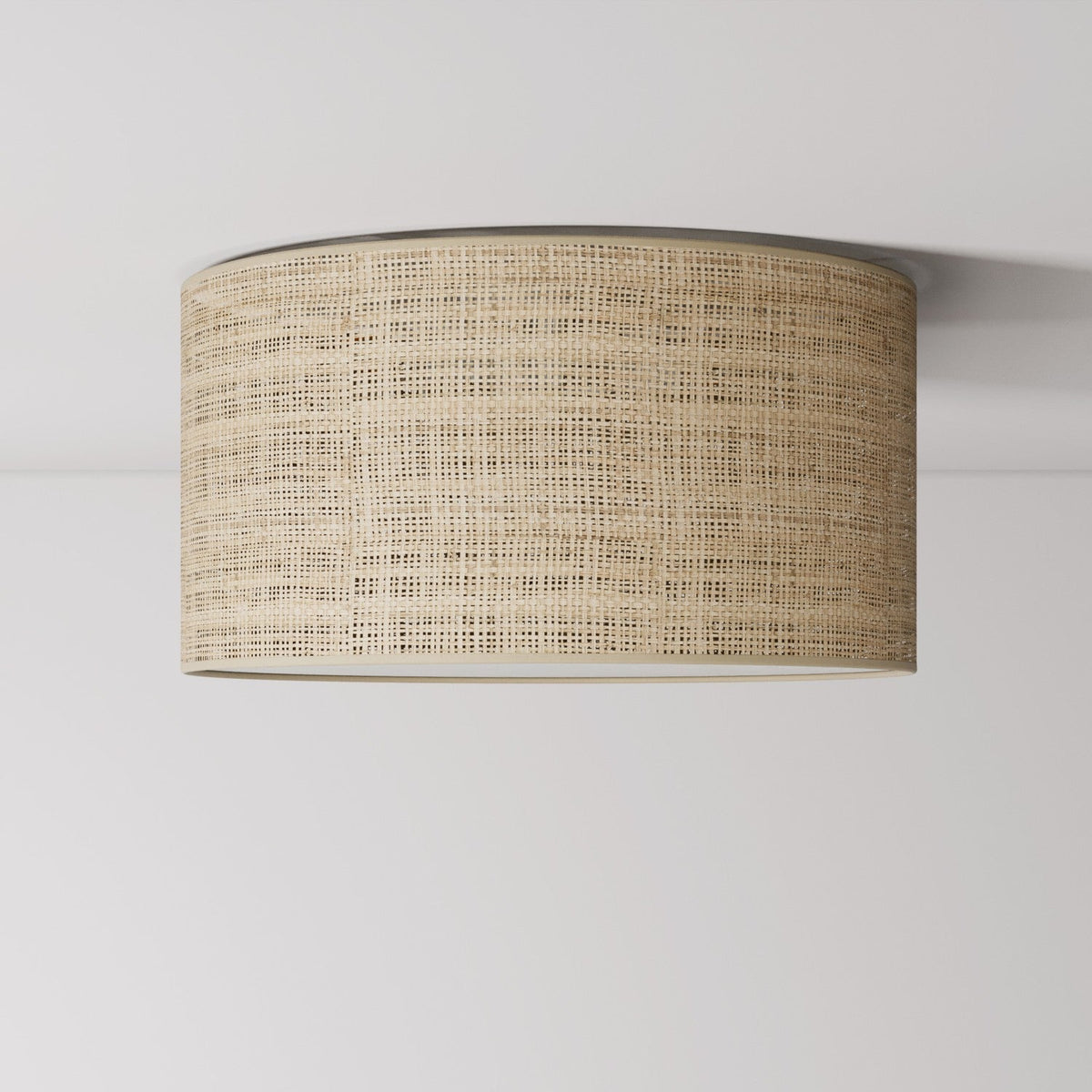 Plafoniera in tessuto Medium - Made in Italy - Raphia