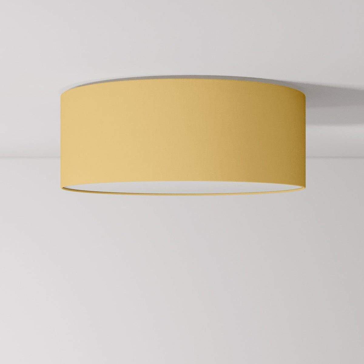 Plafoniera in tessuto Medium Slim - Made in Italy - Arenal Oro