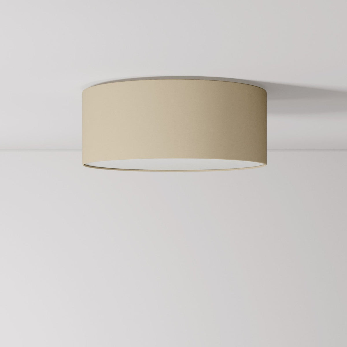 Plafoniera in tessuto Small Arenal tortora - Made in Italy